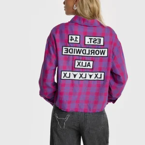 Camisa de cuadros corta ALIX THE LABEL