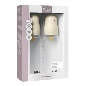 2 Biberones Plástico BIBS Látex Ivory 270 ml