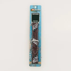 Extensible Apple Watch Nocona 42mm-44mm Flor Blanco Cincelado