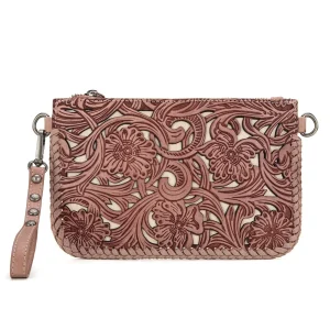 Cartera Floral Tooled  Dama